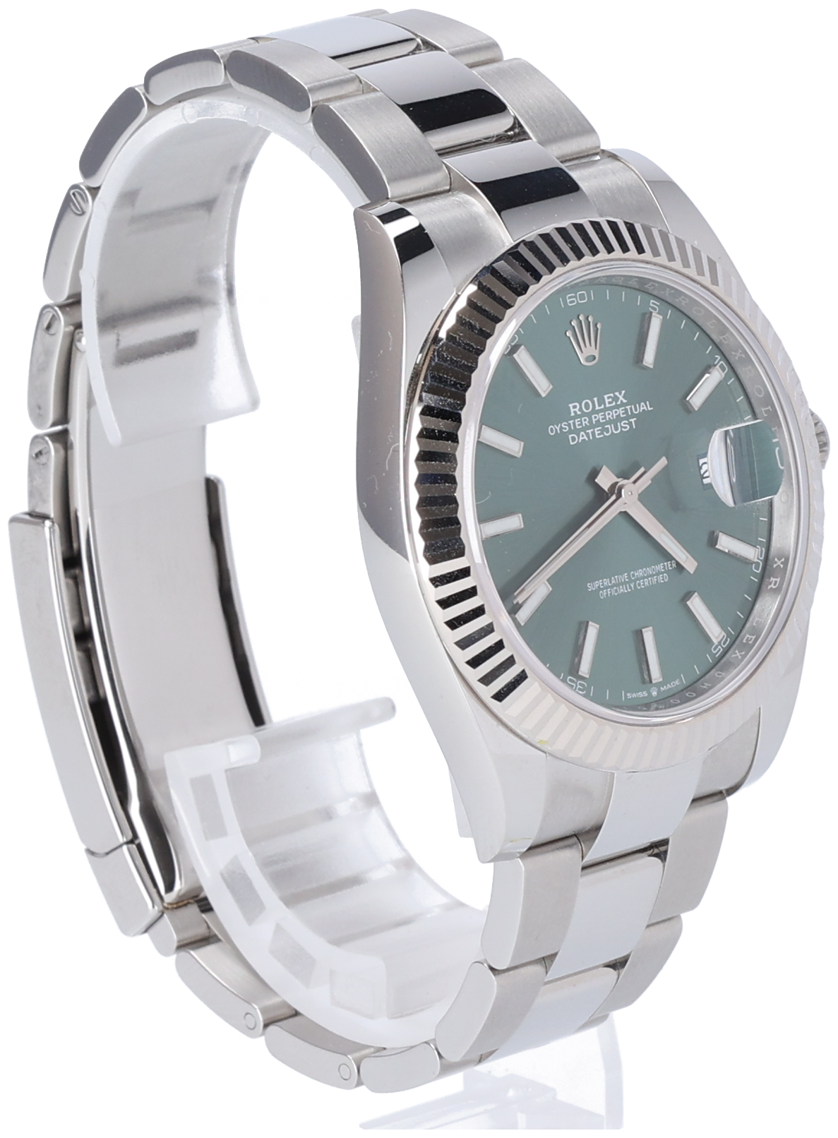 Rolex Datejust 41 mint green OB 126334   Rolex Datejust 41 mint green OB 126334